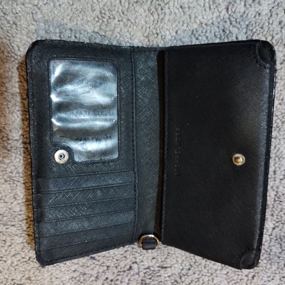 Michael Kors Black and Cream Stripe Wallet - Picture 4 of 4